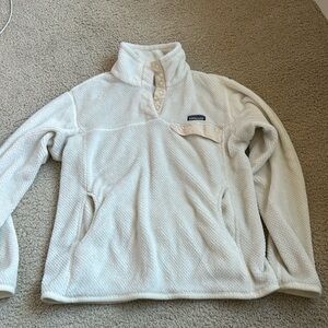 Cream Patagonia Fleece - Large